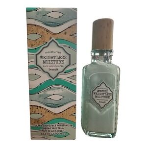 Benefit Weightless Moisture Ultra-Light Face Moisturizer Full Size 1.7oz - BNIB